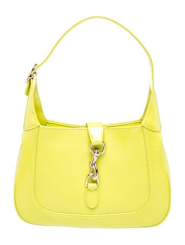 Gucci Patent Leather Web Jackie Small