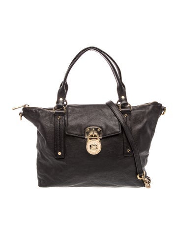 Leather Top Handle Bag