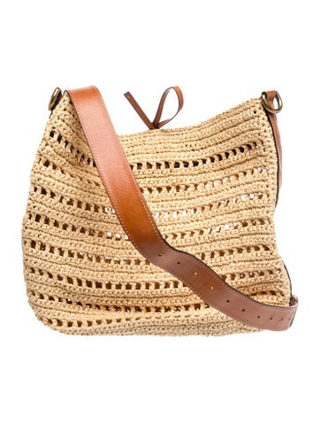 Raffia Crossbody Bag