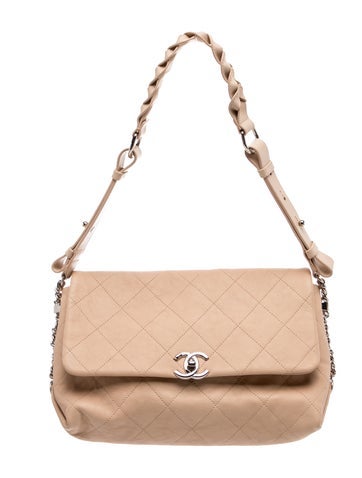 Small Braided With Style Flap Bag