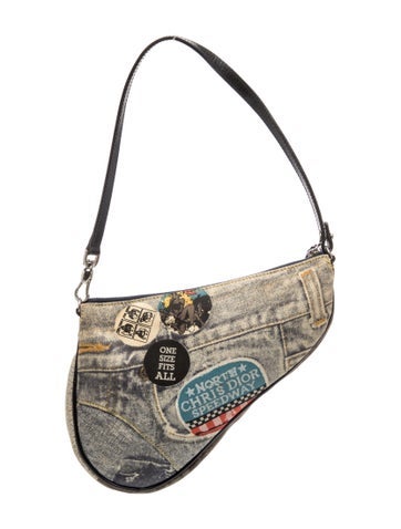 Canvas Saddle Pochette Mini Vintage