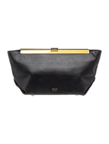 Khaite Leather Clutch