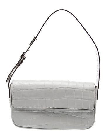 Embossed Leather Shoulder Bag