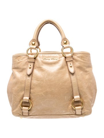 Leather Top Handle Bag