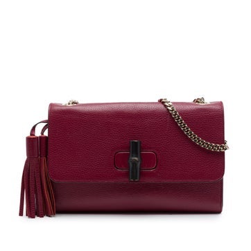 Calf Leather Medium Leather Miss Bamboo Crossbody