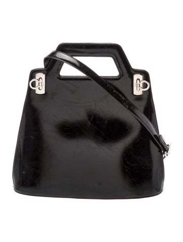 Leather Top Handle Bag
