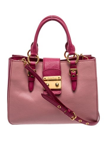 Leather Top Handle Bag