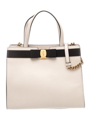 Leather Top Handle Bag