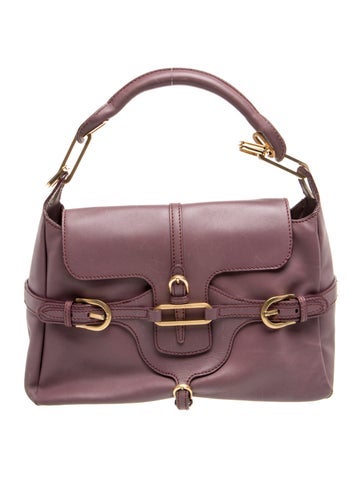 Leather Top Handle Bag
