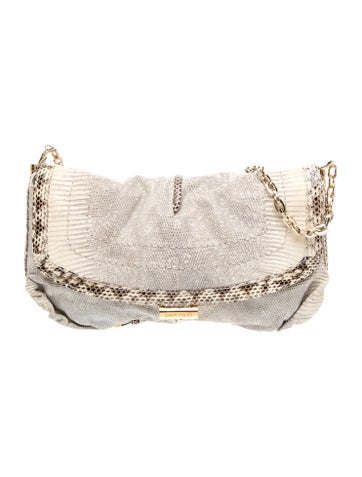 Embossed Leather Shoulder Bag