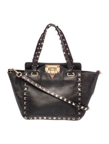 Valentino Rockstud Top Handle Bag
