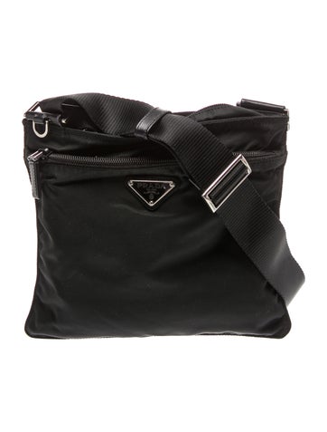 Tessuto Nylon Messenger Bag Vintage