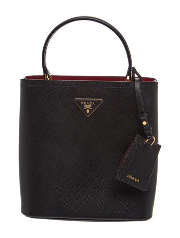 Saffiano Leather Panier Small