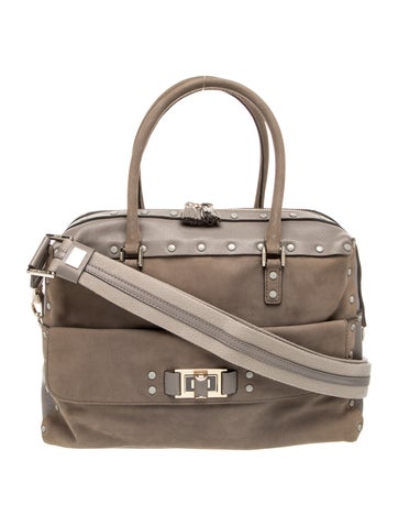 Leather Top Handle Bag