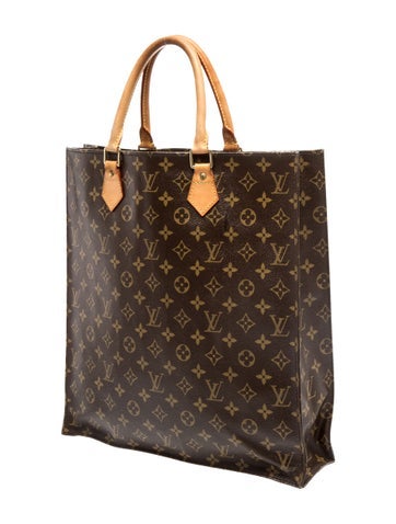 LV Monogram Sac Plat GM