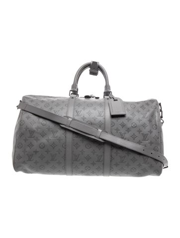 LV Monogram Shadow Keepall Bandouliere 50
