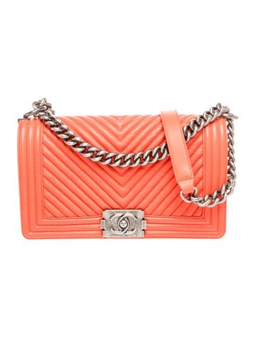 Medium Chevron Boy Bag