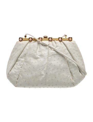 Ostrich Crossbody Bag