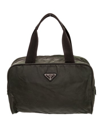 Tessuto Nylon Top Handle Bag