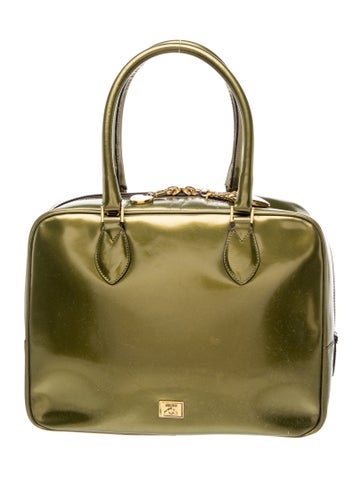Leather Top Handle Bag