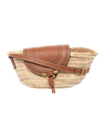 Straw Marcie Basket Bag