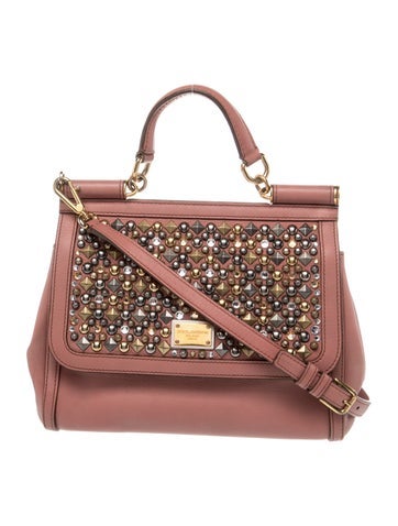 Leather Top Handle Bag