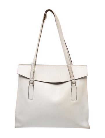 Vitello Daino Leather Shoulder Bag Vintage
