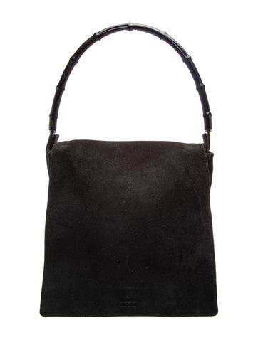 Bamboo Top Handle Bag Medium Vintage