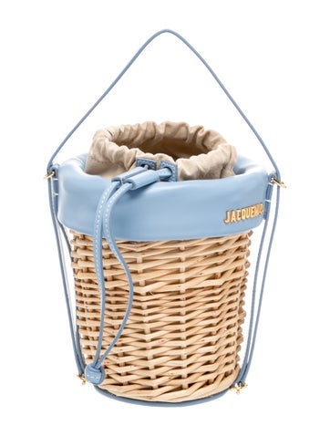 Wicker Bucket Bag