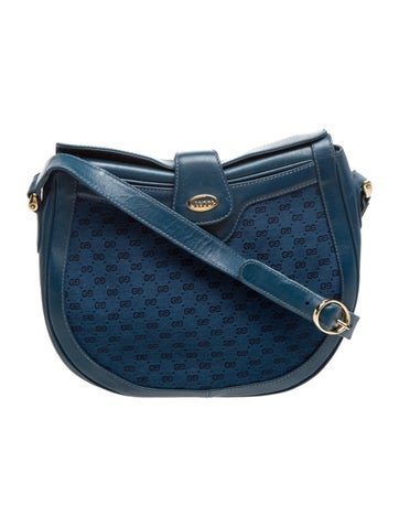 Sylvie Web Old Vintage Micro GG Saddle Medium