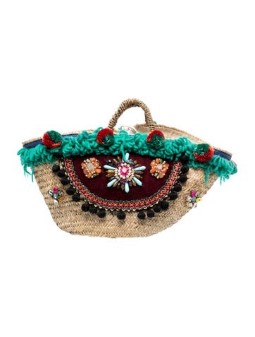 Raffia Belt Bag