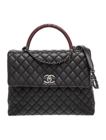 Large Coco Handle Flap Bag