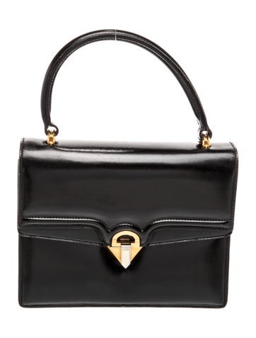 Leather Top Handle Bag
