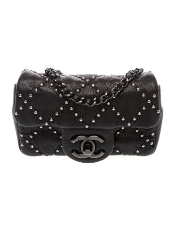 Paris-Dallas Extra Mini Metal Beauty Flap Bag