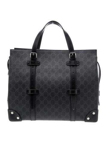 GG Supreme GG Supreme Buckle Travel Tote