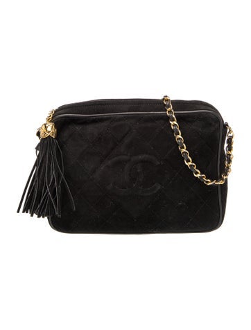 Suede CC Tassel Camera Bag