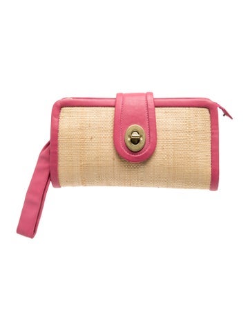 Raffia Clutch