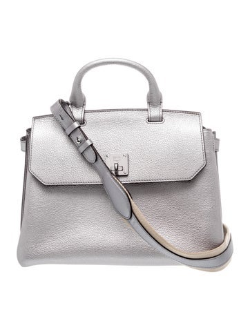 Leather Top Handle Bag