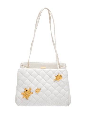 Judith Leiber Leather Top Handle Bag