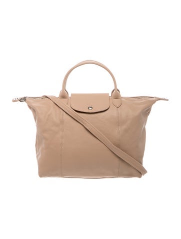 Leather Top Handle Bag