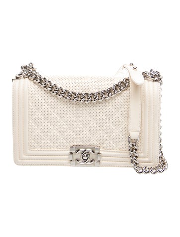 Medium Perforated Boy Bag