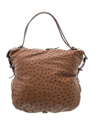 Ostrich Shoulder Bag