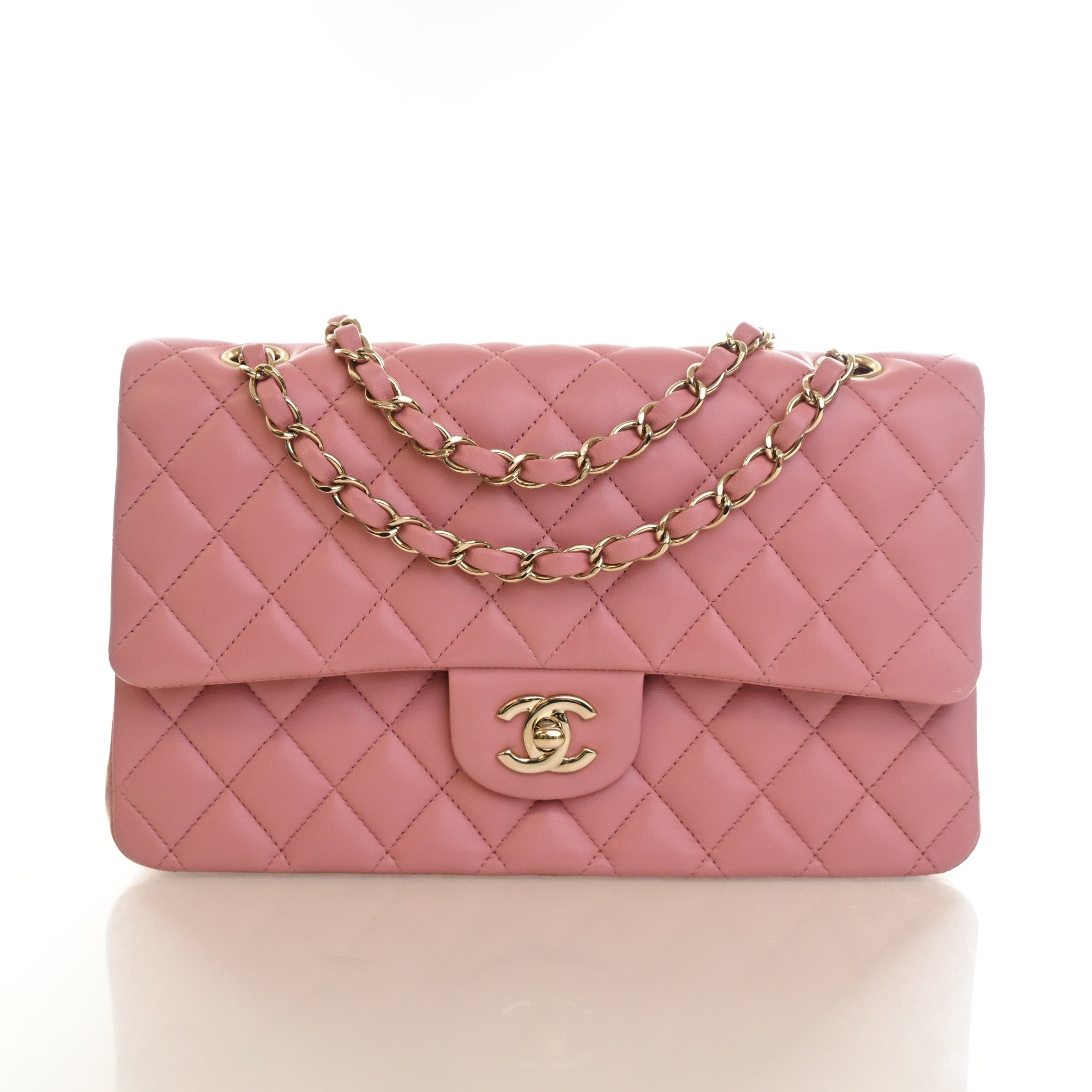 Chanel Medium Lambskin Classic Double Flap Bag
