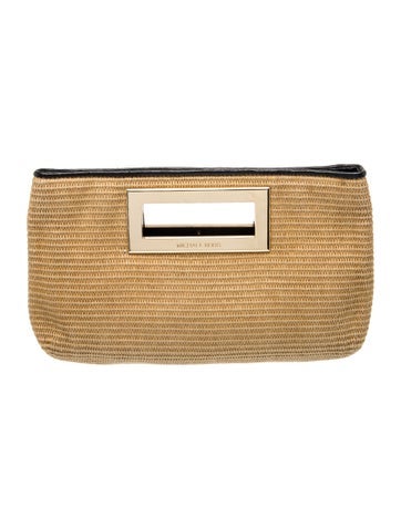 Straw Top Handle Bag