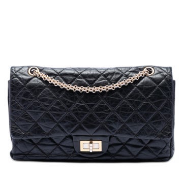 Quilted Aged Calfskin Reissue 2.55 Double Flap