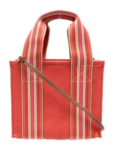 Canvas Suitcase Stripe