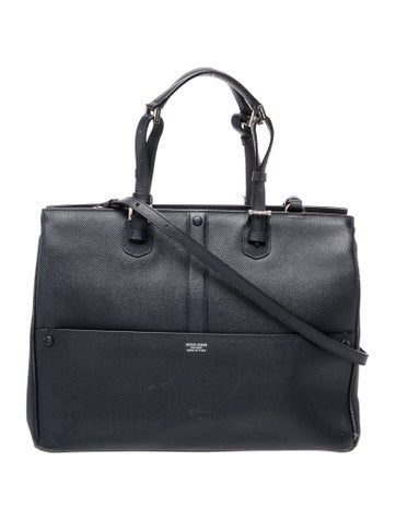 Leather Top Handle Bag