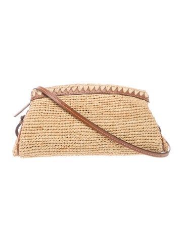 Raffia Clutch