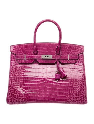Shiny Porosus Crocodile Birkin 35