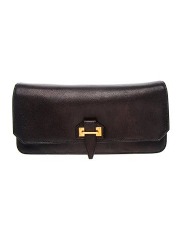 Leather Vintage Lydie Convertible Clutch Small